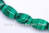 CMA26 10*14mm faceted drum imitate malachite beads Wholesale