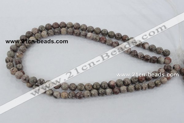 CMB02 15.5 inches 6mm round natural medical stone beads wholesale