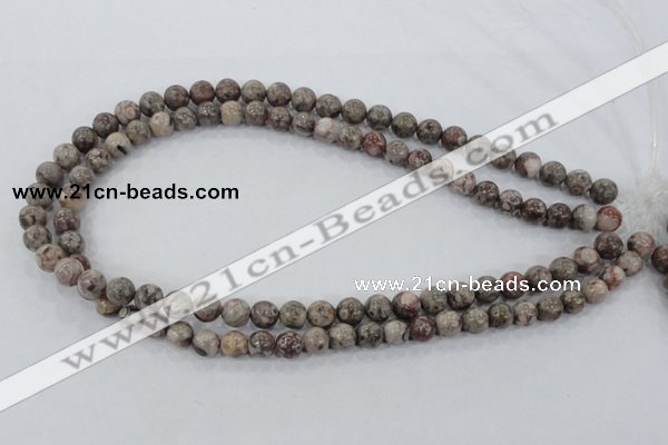 CMB03 15.5 inches 8mm round natural medical stone beads wholesale