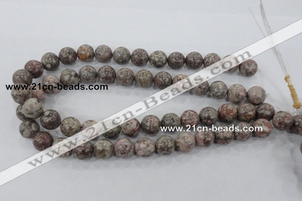 CMB06 15.5 inches 14mm round natural medical stone beads wholesale