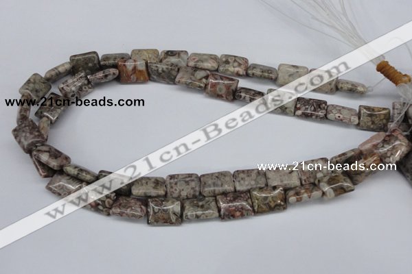 CMB26 15.5 inches 12*16mm rectangle natural medical stone beads