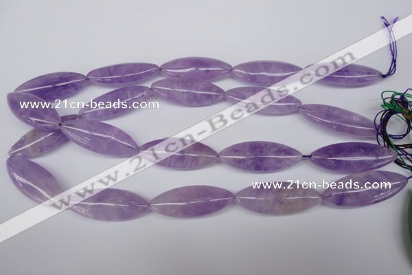 CME06 15.5 inches 15*40mm marquise lavender amethyst beads