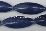 CME11 15.5 inches 15*40mm marquise blue aventurine beads