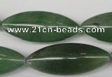 CME12 15.5 inches 15*40mm marquise green aventurine beads