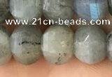 CME210 15.5 inches 7*9mm - 8*10mm pumpkin labradorite beads