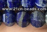 CME215 15.5 inches 7*9mm - 8*10mm pumpkin lapis lazuli beads