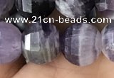 CME239 15.5 inches 10*11mm - 10*12mm pumpkin dogtooth amethyst beads