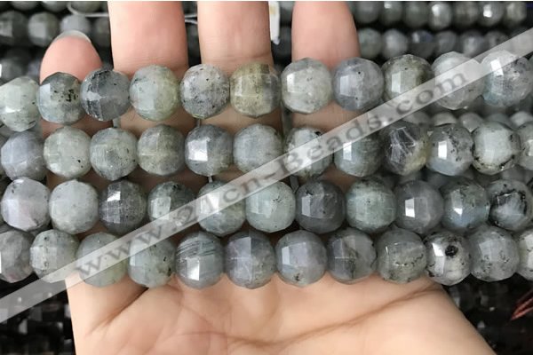 CME240 15.5 inches 10*11mm - 10*12mm pumpkin labradorite beads