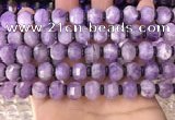 CME301 15.5 inches 8*11mm - 9*12mm pumpkin lavender amethyst beads