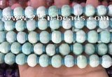 CME305 15.5 inches 8*11mm - 9*12mm pumpkin amazonite beads