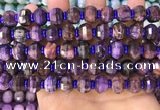 CME307 15.5 inches 8*11mm - 9*12mm pumpkin tiger eye beads