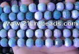 CME316 15.5 inches 8*10mm pumpkin amazonite gemstone beads
