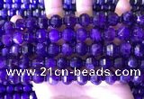 CME317 15.5 inches 8*10mm pumpkin amethyst gemstone beads