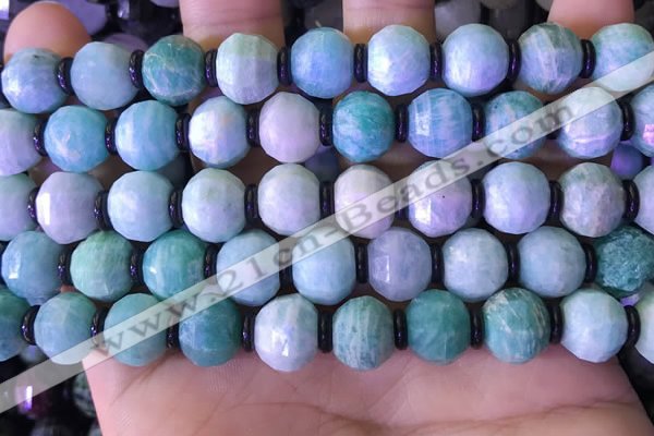 CME325 15.5 inches 9*11mm - 10*12mm pumpkin amazonite beads