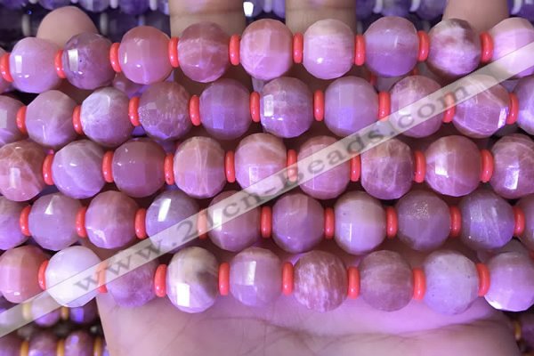 CME326 15.5 inches 9*11mm - 10*12mm pumpkin moonstone beads