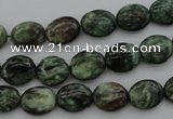 CME35 15.5 inches 8*10mm oval emerald gemstone beads