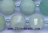 CME360 15 inches 10mm pumpkin amazonite beads