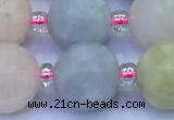 CME363 15 inches 10mm pumpkin morganite beads