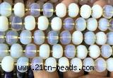 CME402 15 inches 8*12mm pumpkin opalite beads wholesale