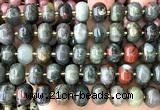CME425 15 inches 8*12mm pumpkin African blood jasper beads