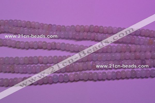 CMG130 15 inches 4*6mm rondelle natural morganite beads wholesale