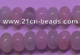 CMG131 15 inches 5*8mm rondelle natural morganite beads wholesale