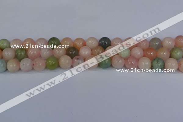 CMG164 15.5 inches 12mm round morganite gemstone beads wholesale