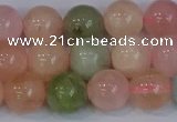 CMG174 15.5 inches 12mm round morganite gemstone beads wholesale