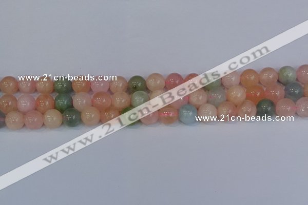 CMG174 15.5 inches 12mm round morganite gemstone beads wholesale