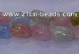 CMG227 15.5 inches 10*12mm - 12*16mm nuggets morganite beads