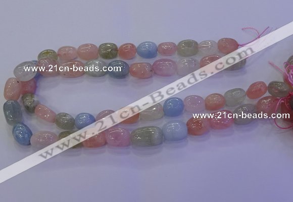 CMG228 15.5 inches 12*16mm - 13*18mm nuggets morganite beads