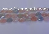 CMG267 15.5 inches 12*16mm faceted oval morganite beads