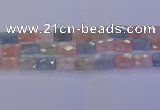 CMG279 15.5 inches 12*16mm faceted rectangle morganite beads