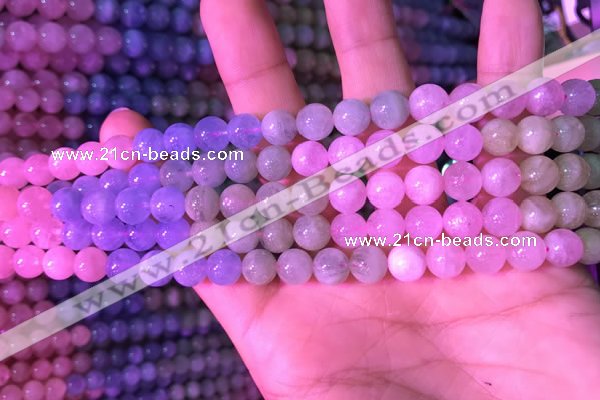 CMG316 15.5 inches 7mm round morganite gemstone beads