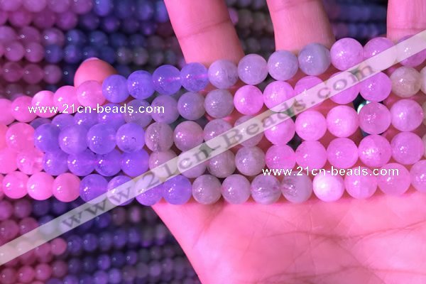 CMG317 15.5 inches 8mm round morganite gemstone beads
