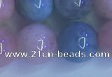 CMG373 15.5 inches 9mm round natural morganite beads wholesale