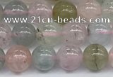 CMG391 15.5 inches 6mm round morganite gemstone beads