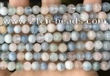 CMG420 15.5 inches 6mm round natural morganite gemstone beads