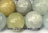 CMG452 15 inches 10mm round morganite gemstone beads