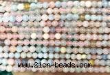 CMG514 15 inches 4mm round morganite gemstone beads