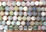 CMG517 15 inches 9mm round morganite gemstone beads