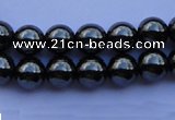 CMH07 16 inches 4mm round magnetic hematite beads Wholesale