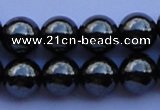 CMH11 16 inches 12mm round magnetic hematite beads Wholesale