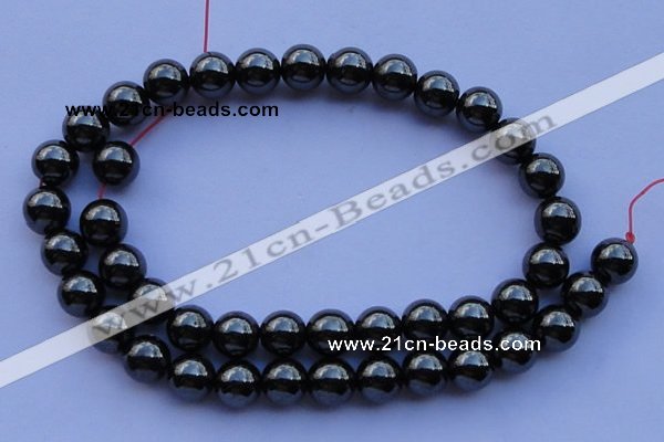 CMH11 16 inches 12mm round magnetic hematite beads Wholesale