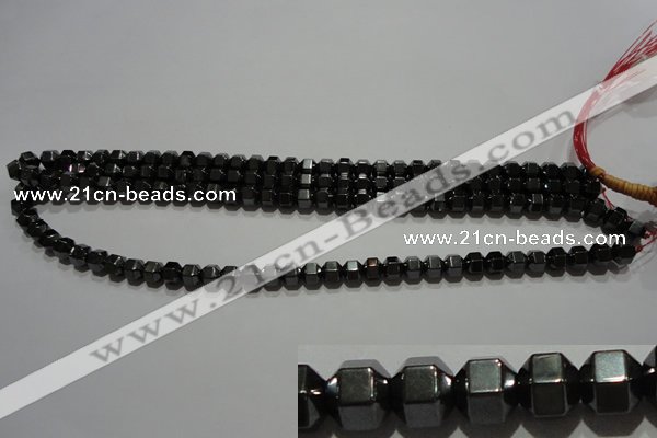 CMH124 15.5 inches 6*6mm magnetic hematite beads wholesale