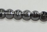 CMH129 15.5 inches 6*6mm pumpkin magnetic hematite beads