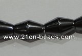 CMH133 15.5 inches 8*12mm bicone magnetic hematite beads