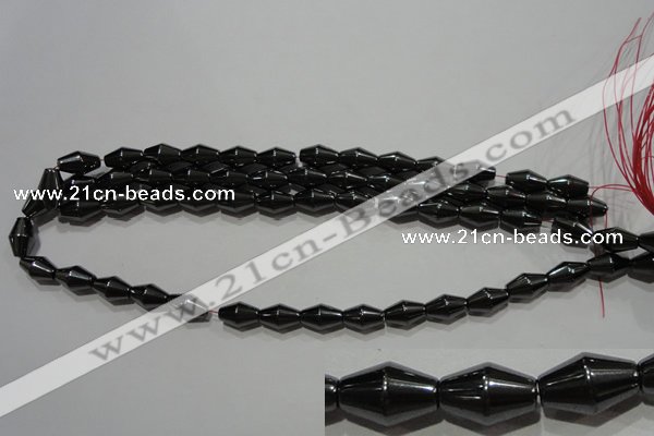 CMH133 15.5 inches 8*12mm bicone magnetic hematite beads