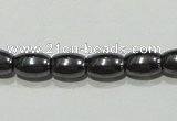 CMH145 15.5 inches 4*6mm rice magnetic hematite beads wholesale