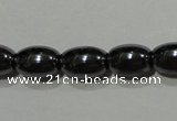 CMH146 15.5 inches 5*8mm rice magnetic hematite beads wholesale